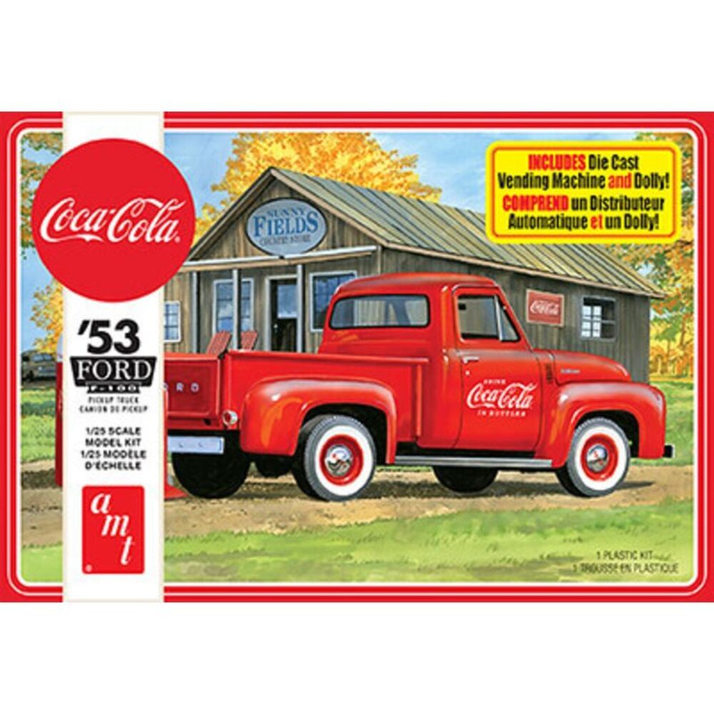 1953 Ford Pickup (CocaCola) 2T AMT Model Kit  COLLECTIBLES
